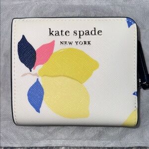 Kate Spade Yellow and Blue Wallet